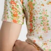 Camiseta de algodón con estampado floral Camiseta de algodón con estampado floral
