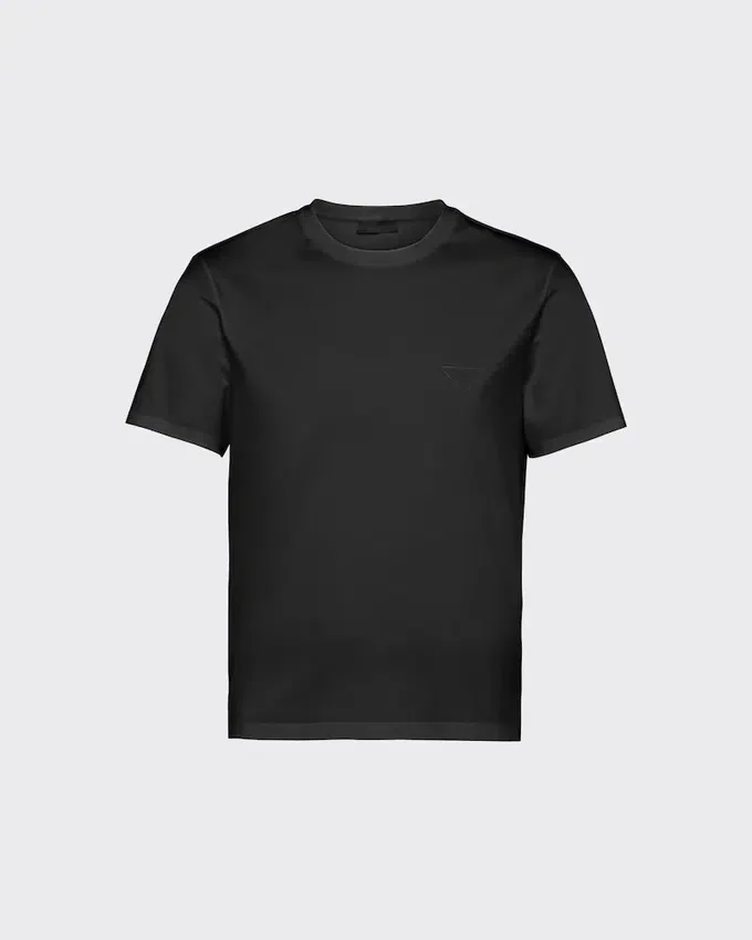 Camiseta de algodón elástico Camiseta de algodón elástico