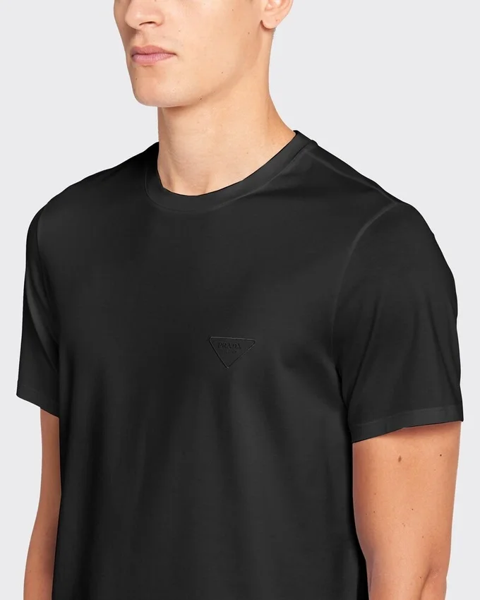 Camiseta de algodón elástico Camiseta de algodón elástico