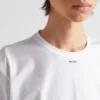 Camiseta de algodón elástico con logotipo Camiseta de algodón elástico con logotipo