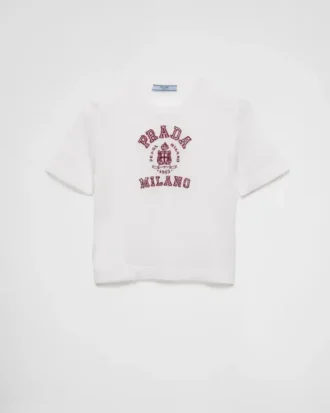 Camiseta de cachemira Intarsia