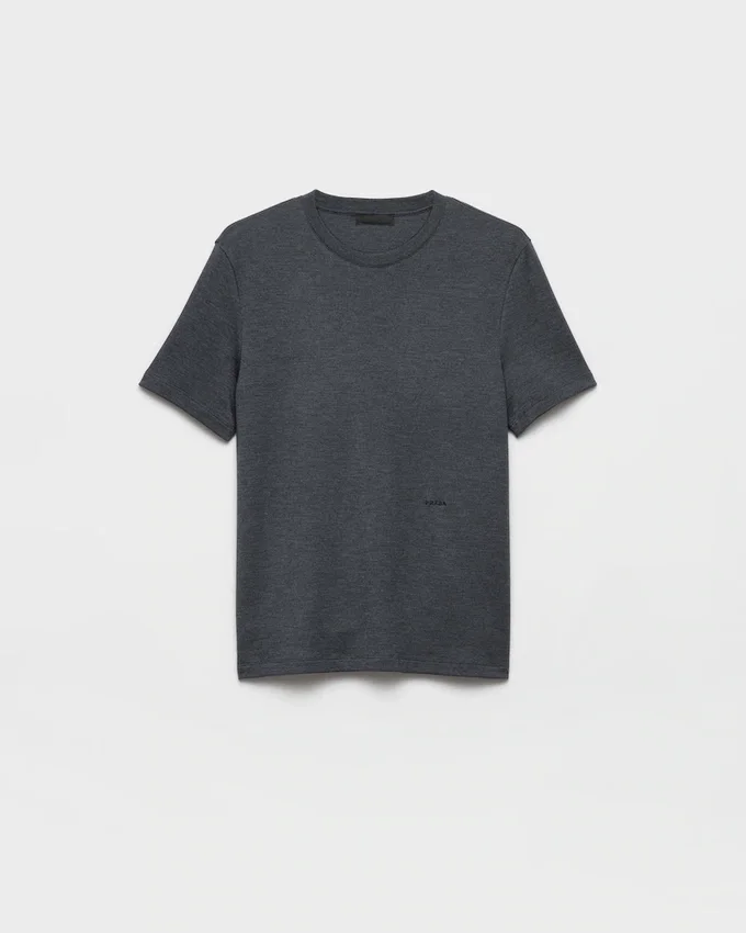 Camiseta de cachemira y seda Camiseta de cachemira y seda