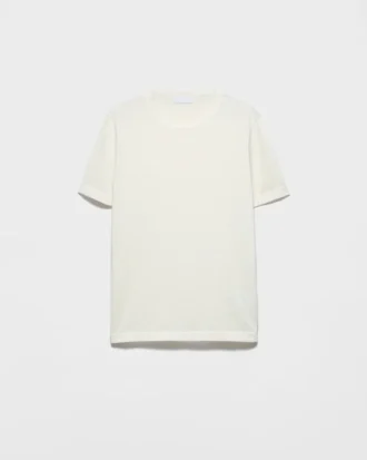 Camiseta de cachemira y seda Camiseta de cachemira y seda