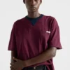 Camiseta de jersey a rayas oversize Camiseta de jersey a rayas oversize