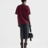 Camiseta de jersey a rayas oversize Camiseta de jersey a rayas oversize