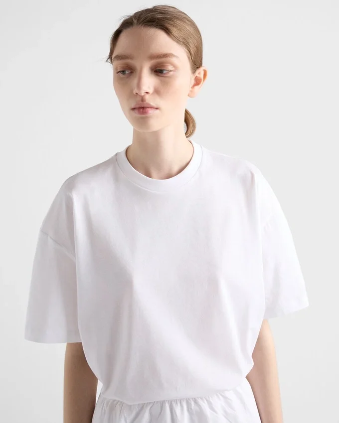 Camiseta de jersey oversize Camiseta de jersey oversize
