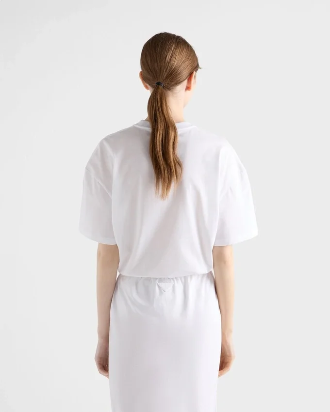 Camiseta de jersey oversize Camiseta de jersey oversize