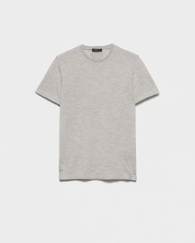 Camiseta oversize de cachemira Camiseta oversize de cachemira