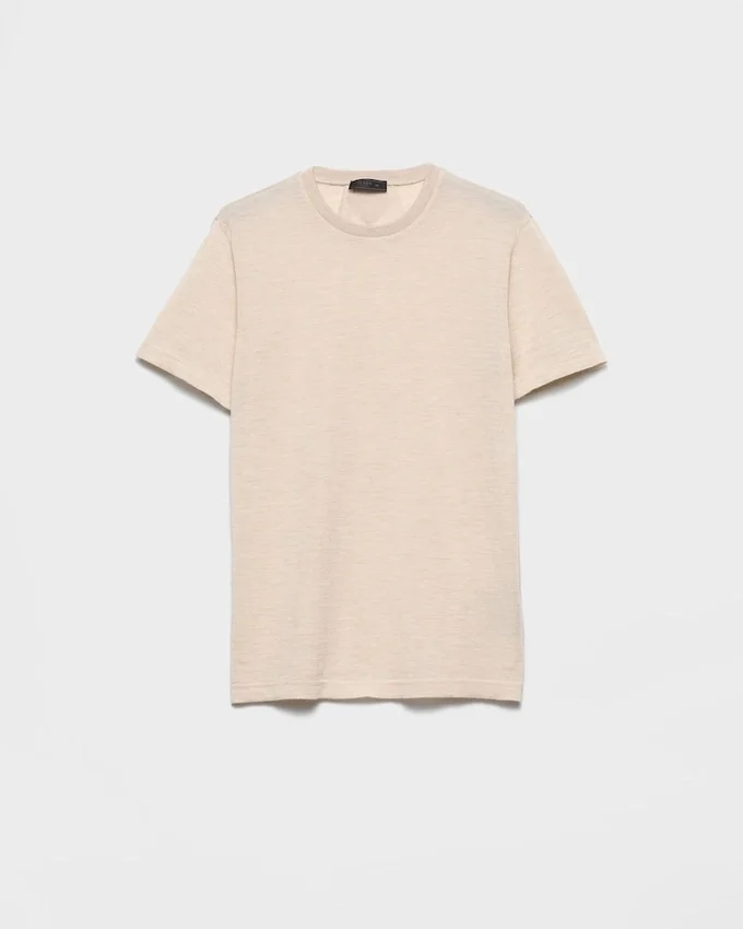 Camiseta oversize de cachemira Camiseta oversize de cachemira