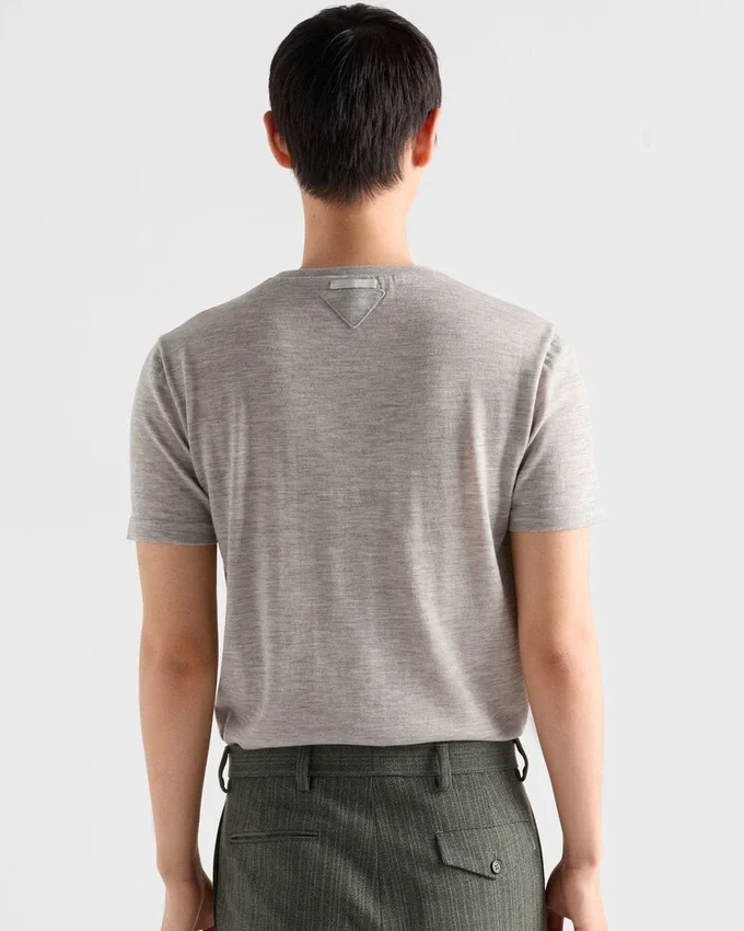 Camiseta oversize de cachemira Camiseta oversize de cachemira
