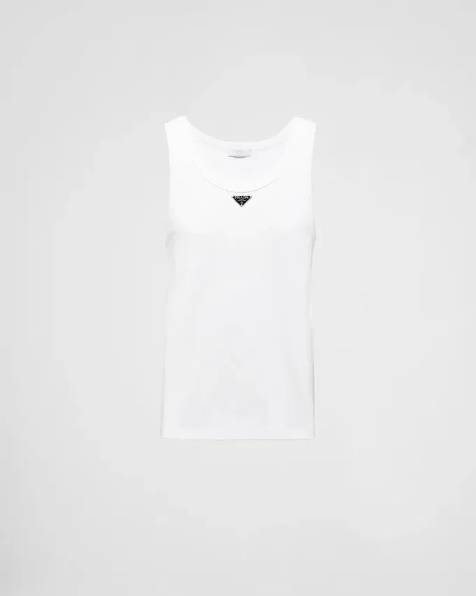 Camiseta sin mangas de algodón Camiseta sin mangas de algodón
