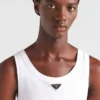 Camiseta sin mangas de algodón Camiseta sin mangas de algodón