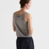 Camiseta sin mangas de cachemira y seda Camiseta sin mangas de cachemira y seda