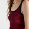 Camiseta sin mangas de seda Camiseta sin mangas de seda