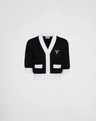 Cardigan corto de algodón