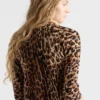 Cardigan de cachemira estampado