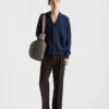 Cardigan de cachemira regenerada