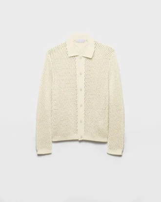 Cardigan de lino y algodón
