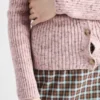 Cardigan de punto acanalado Cardigan de punto acanalado