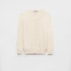Cardigan de punto de algodón y seda