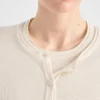 Cardigan de punto de algodón y seda