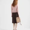 Cardigan de punto de algodón y seda