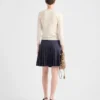 Cardigan de punto de algodón y seda