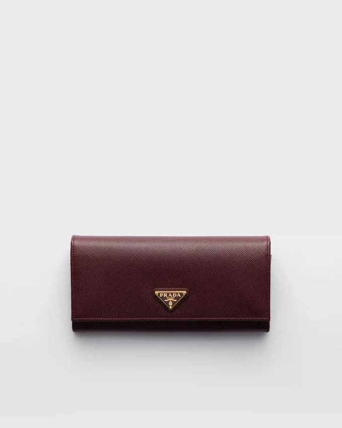 Cartera grande de piel Saffiano Cartera grande de piel Saffiano