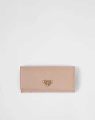 Cartera grande de piel Saffiano