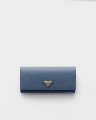 Cartera grande de piel Saffiano
