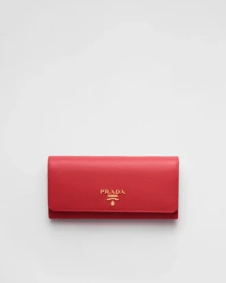 Cartera grande de piel Saffiano