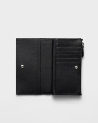 Cartera grande de piel Saffiano