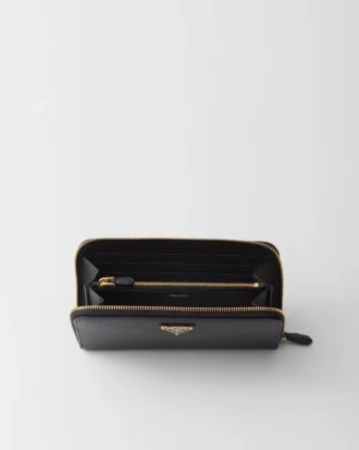 Cartera grande de piel Saffiano