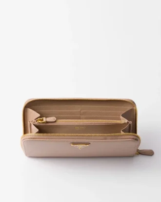 Cartera grande de piel Saffiano