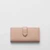 Cartera grande de piel Saffiano y lisa Cartera grande de piel Saffiano y lisa