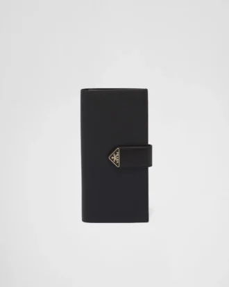 Cartera grande de piel Saffiano y lisa Cartera grande de piel Saffiano y lisa