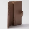 Cartera grande de piel Saffiano y lisa Cartera grande de piel Saffiano y lisa