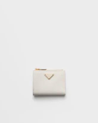 Cartera pequeña de piel Saffiano