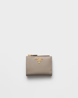 Cartera pequeña de piel Saffiano