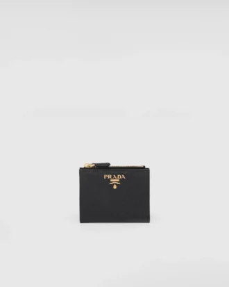 Cartera pequeña de piel Saffiano