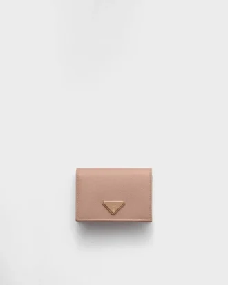 Cartera pequeña de piel Saffiano