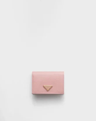 Cartera pequeña de piel Saffiano