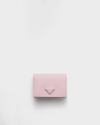Cartera pequeña de piel Saffiano