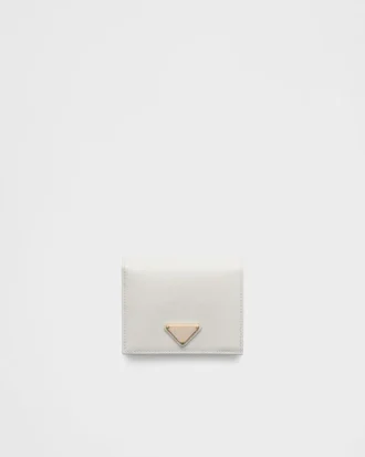 Cartera pequeña de piel Saffiano