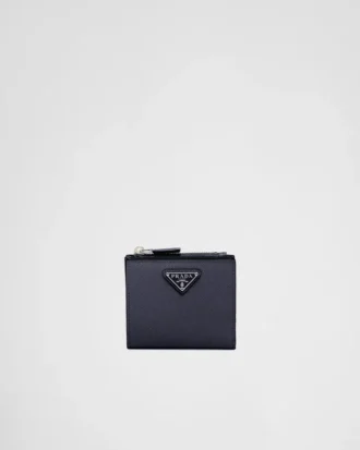 Cartera pequeña de piel Saffiano