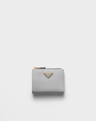 Cartera pequeña de piel Saffiano