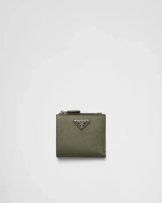 Cartera pequeña de piel Saffiano Cartera pequeña de piel Saffiano