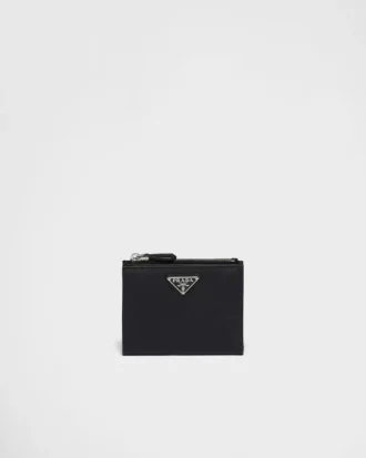 Cartera pequeña de piel Saffiano