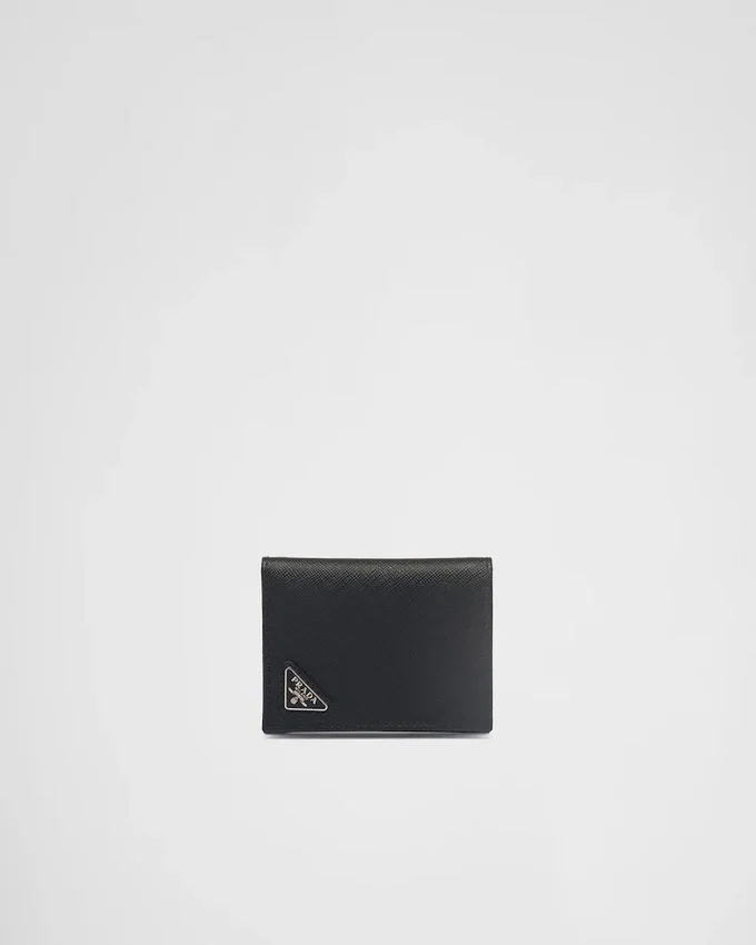 Cartera pequeña de piel Saffiano Cartera pequeña de piel Saffiano