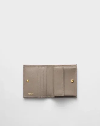Cartera pequeña de piel Saffiano